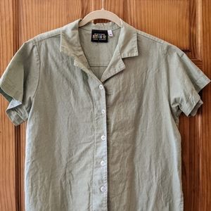 Big Bud Press Pantry Button-Up in Sage Green.